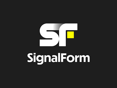 SignalForm app brand brand identity brand identity design branding design forms icon logo logo design logo exploration logo icon logo mark design logo mark icon logomark monogram no code tool signal signalform user