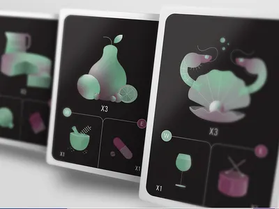 Client Cards color design graphic illustration shape texture vector