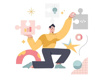 Building Solution illustration