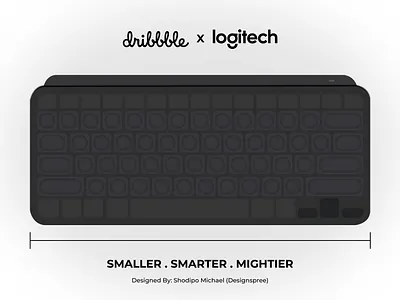 Logitech X Dribbble (Playoff Design Contest) 🔥🚀💯 3d adobeillustrator adobexd animation clean concept creative design dribbble dribbble x logitech graphic design idea illustration illustrator keyboard logitech logo mini playoff uiux