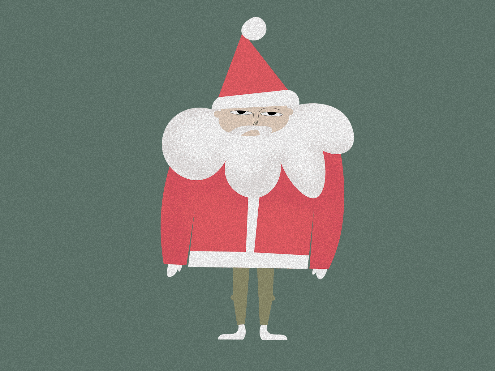 Hello New Year animation christmas creative market hygge illustration new year santa claus xmas