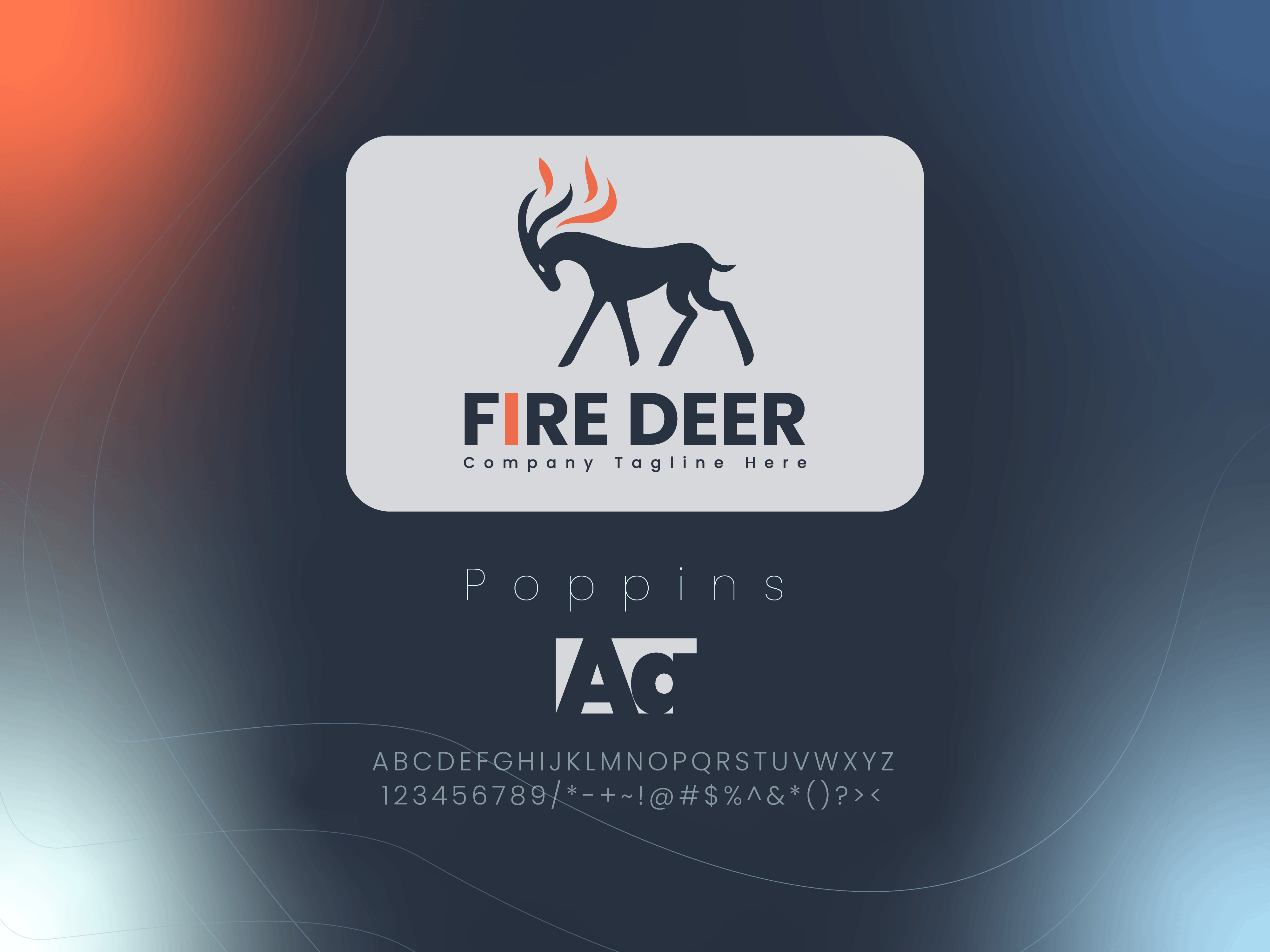 FIRE DEER animal animal logo brand brand identity design branding deer deer fire logo deer logo drowning graphic design illustration letter mark logo logo design logo mark ui