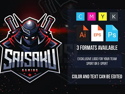 Ninja Logo Esport for Gaming | Draftik design esport logo gaming gaming logo graphic design logo marketplace tshirt design