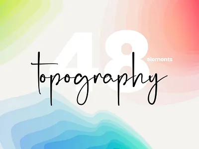 Gradient collection with 48 elements abstract background branding design gradient graphic design illust illustration texture topography vector