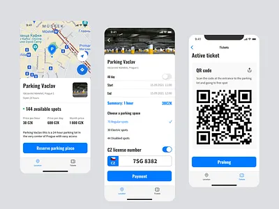 Parking spot design designer figmadesign ui