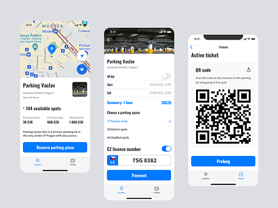 Parking spot design designer figmadesign ui