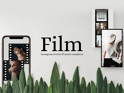 40 Film Stories and Posts Templates film template frame graphic design instagram instagram stories photo photo template polaroid template