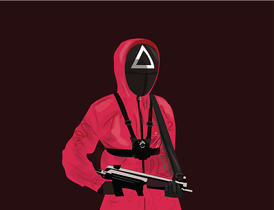 Triangle animation design graphic design illustration illustrator portrait