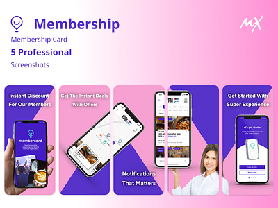 Membership Screenshots (Apple Store) adobe xd apple apple store figma layouts membership membership card new design new look pink screenshot trend 2023