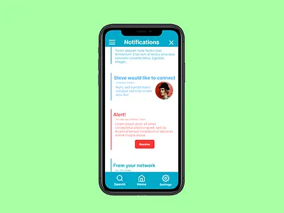 Daily UI 049 - Notifications app dailyui dailyuichallenge design framer notifications ui ux
