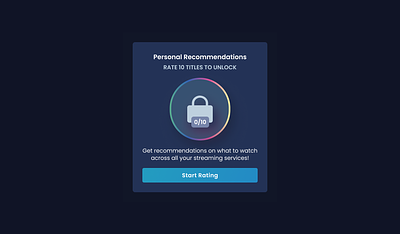 Personal Recommendation Unlock Feature UI Modal ai cta feedback locked personal recommendation rate unlock user action