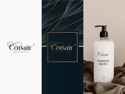What if Corsair was a Luxury Brand? branding corsair design golden graphic design logo luxury typography