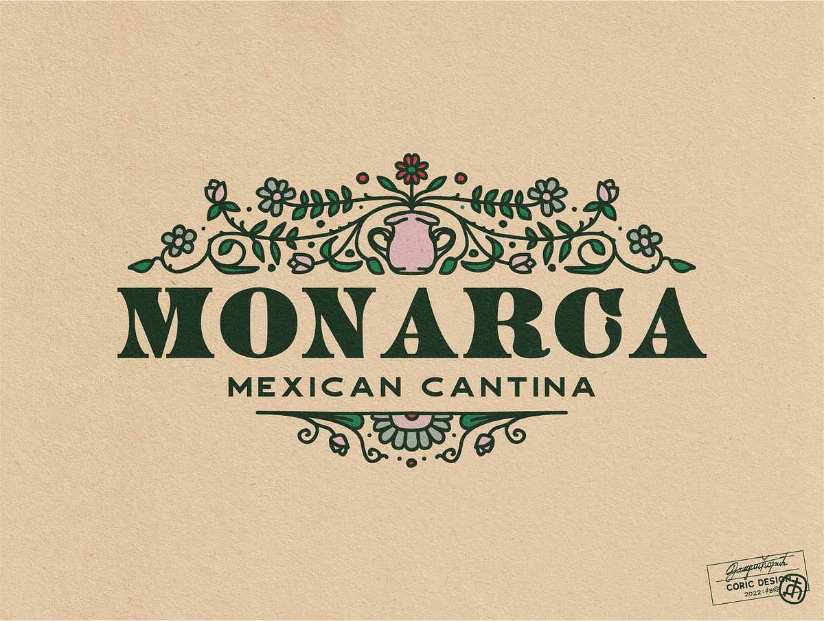 Monarca Mexican Cantina by Coric Design on Dribbble