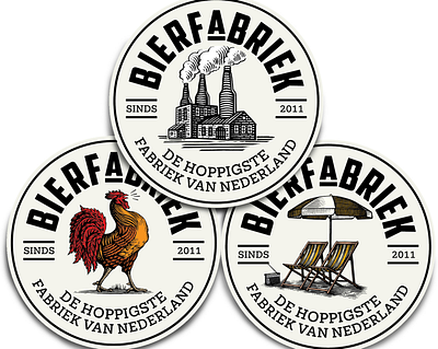 Bierfabriek Labels Illustrated by Steven Noble artwork design engraving etching illustration line art logo scratchboard steven noble