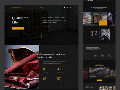 E-Commerce Website carpet selling website design e commerce website ui ux