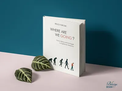 Book Cover Design book book cover cover design evolution graphic design human evolution photoshop