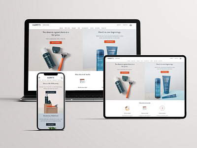 Harry's graphic design ui