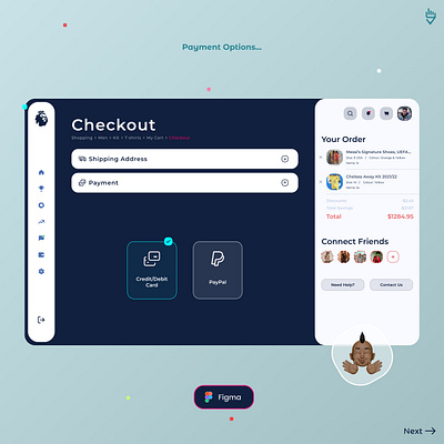 Payment Options • Sports E-commerce Site checkout credit card debit card ecommerce fifa football online shopping payment shopping sports ui design ui inspiration uiux webdesign website design