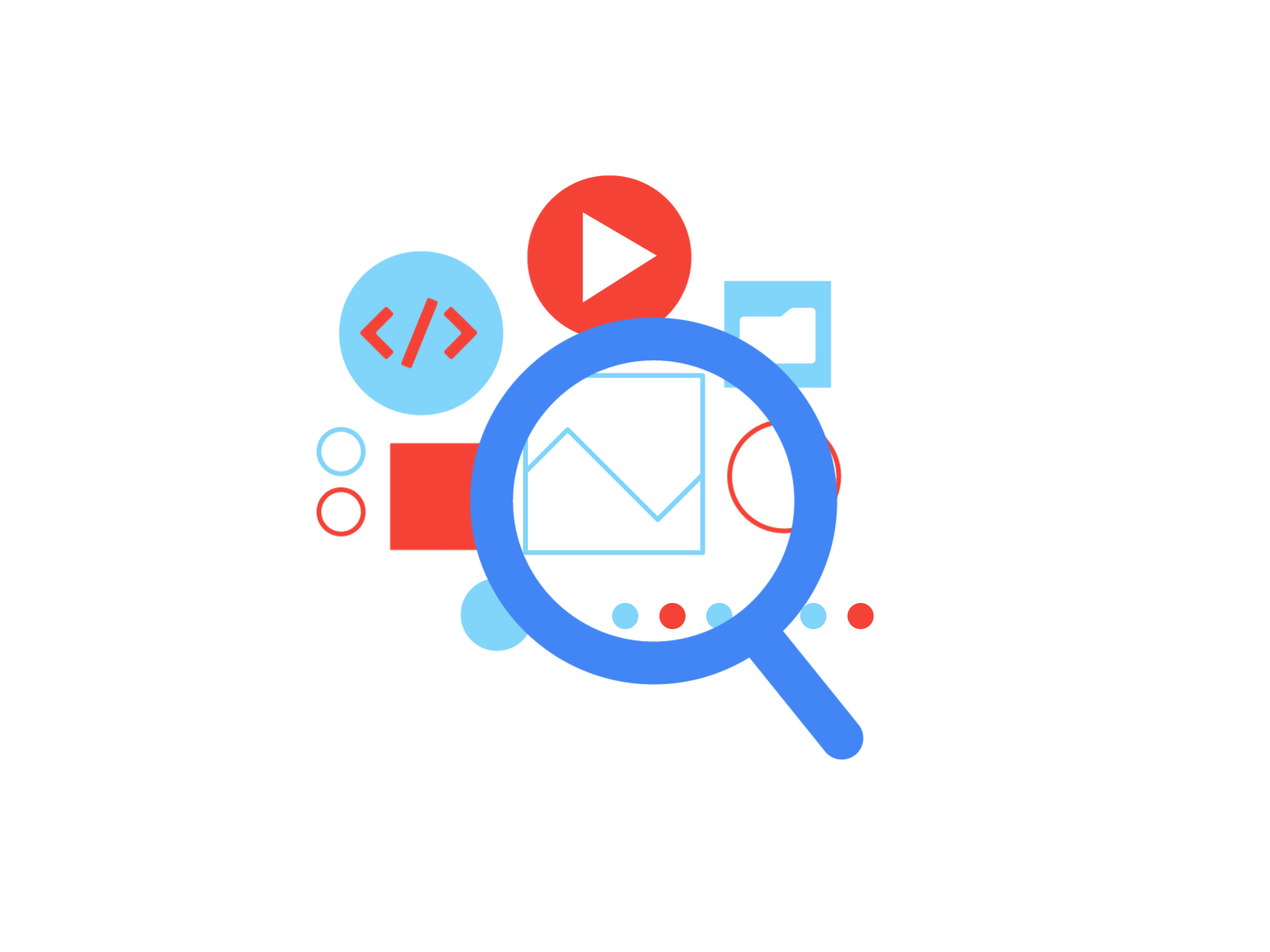 Looking for the Information animation gif google illustration looping gif motion graphics question search