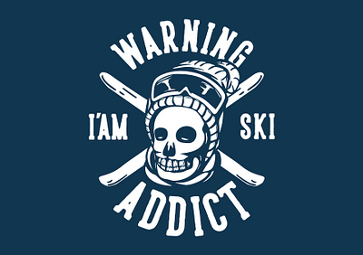 Warning I'am Ski Addict play