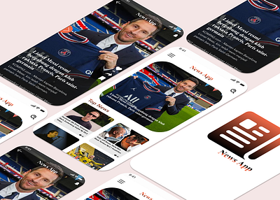 News App design app design ui