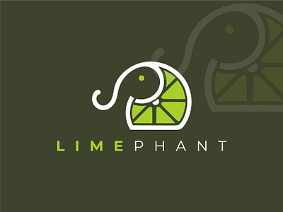 Lime+Elephant animallogo branding creativelogo gradientlogo graphic design illustration logo logodesign minimallogo modernlogo petlogo typography