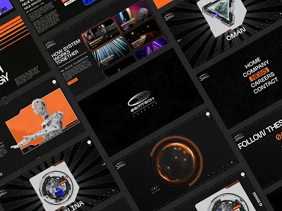 Semtech All Screens by Sunhung animation art direction black cyberpunk experiment futuristic ho chi minh city illustration illustrator muzli orange pangram sun hung sunhung typography ui viet nam