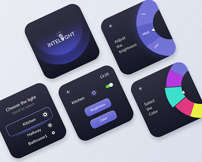 #DailyUI 007- iWatch app settings designchallenge graphic design ui uplabs vector