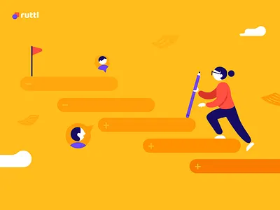 How to graciously accept design feedback? 3d animation boy branding design girl graphic design icon illustration illustrations landing logo mobile purple red ruttl ui ux website yellow