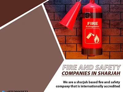 Fire And Safety Companies In Sharjah graphic design