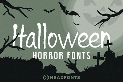 Halloween Horror Font Bundle branding bundle custom design font font bundle halloween halloween font headfonts illustration letters party professional type typeface typography