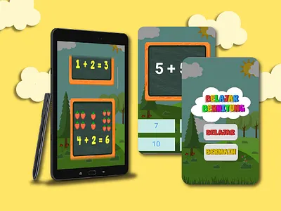 Belajar Berhitung animation game interactive ui