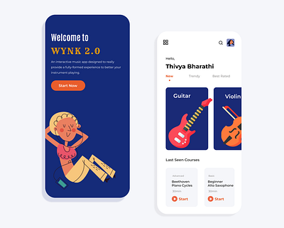 Wynk 2.0 design ui ux