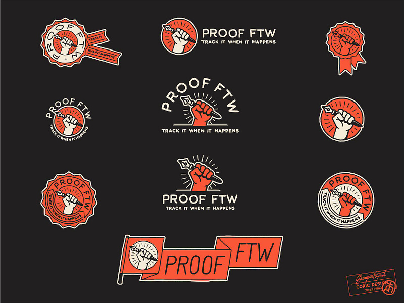 Proof FTW avatar banner branding fist freedom graphic design hand drawn human rights justice logo design pen social media society template ui ux visual identity work workers workplace
