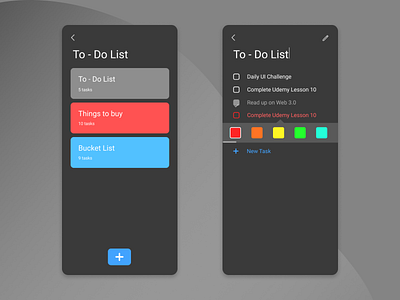 To do List - Daily UI 042 daily ui daily ui 042 dailyui dailyui006 to do list ui ux web design