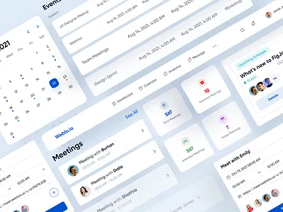 Weblo.io Elements app app elements branding dashboard design element elements elements design event guidelines interface meeting minimal navigation schedule trend design typography ux web webdesign