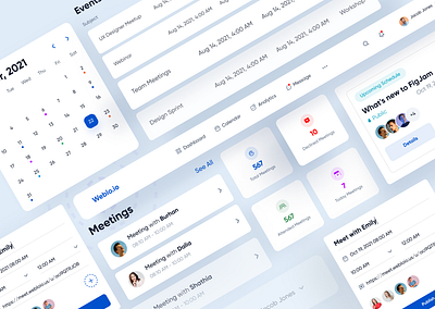 Weblo.io Elements app app elements branding dashboard design element elements elements design event guidelines interface meeting minimal navigation schedule trend design typography ux web webdesign