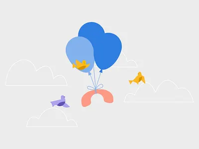 Empty State: Page Not Found abstract aircall animation brand experience empty state illustration product ux