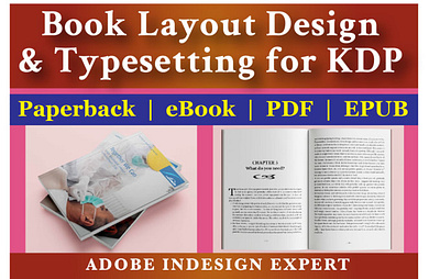 book layout design and typesetting for KDP amazon kdp amazon kindle amazonkdp book cover design book design book formatting book layout design design ebook ebook cover design ebook formatting fiverr graphic design illustration indesign kdp formatting kindle paperback typography