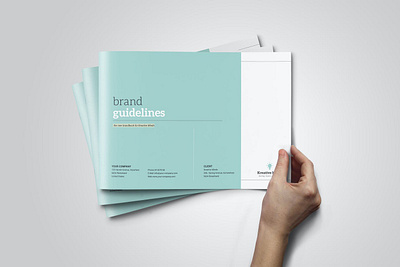 Horizontal Brand Guidelines brand brand guideline brand guidelines branding brochure business creative design editorial guidelines indesign layout magazine