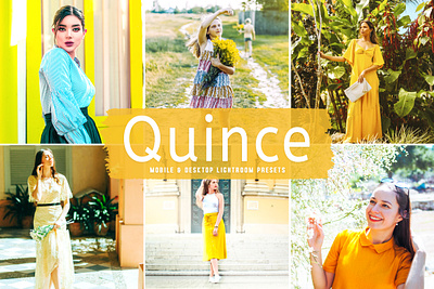 Quince Mobile & Desktop Lightroom Presets modern presets