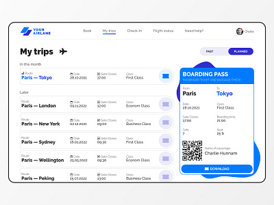 Boarding Pass dailyui design figma minimal ui ui design uidesign