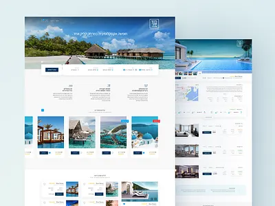 Beten Gav | Exclusive Vacations agency beach booking exclusive explore flight fun israel relax tourism travel trip ui ui ux ux vacation web design