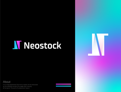 Modern N Letter Logo | Neostock Agency Logo Design agency branding branding and identity company logo ecommerce illustration logo letter logo logo modern logo n letter n logo new logo stockagency technology ui website