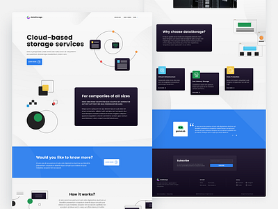 Cloud Design Concept cloud dark darkui figma homepage landingpage light lightui storage uidesign uiux userinferface web webdesign