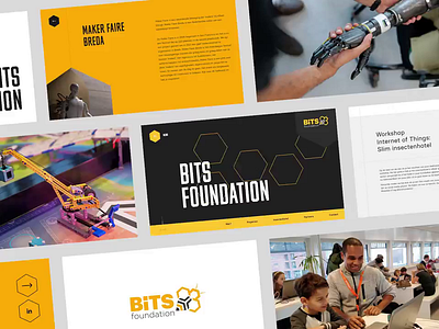 BITS Foundation—Artboards animation black branding code design events gallery hexagons lego league minimal mockup modern motion technology transitions ui userinterface ux webdesign yellow