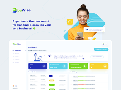 Bewise Dashboard dashboard ui ux visual