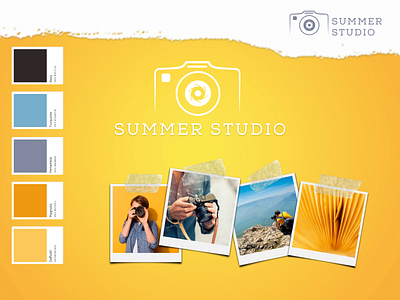 Summer Studio branding design graphic design logo mockup