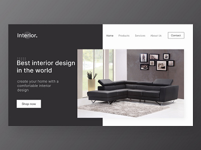 Interior Design Landing Page app design interior interior design landingpage mobile travel ui uiux ux website