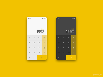 DailyUI 004 - Calculator 004 branding calculator dailyui dailyui004 design designer graphic design mobile ui ux